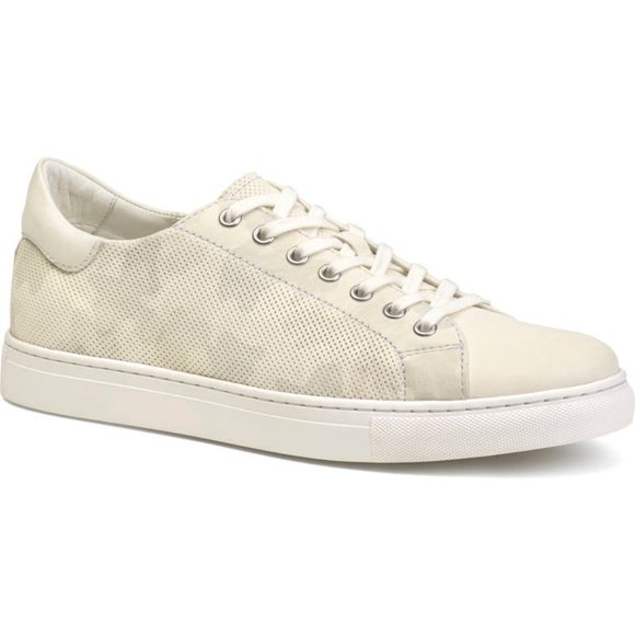 Trask White Alder Leather Sneakers in White - Picture 2 of 2